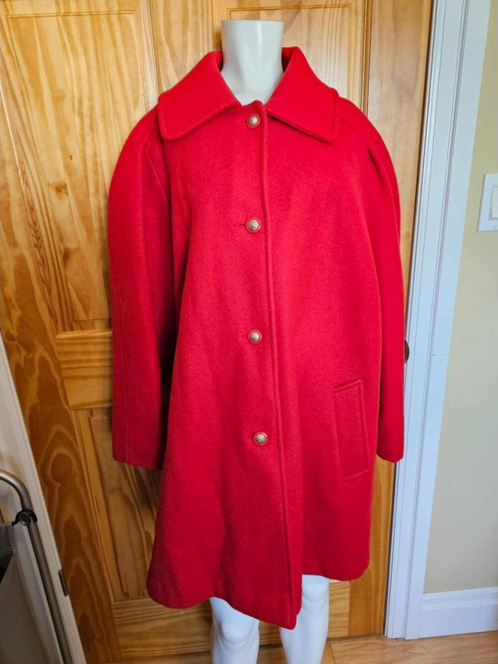 Vintage Image Women's Size 22 Wool Blend Coat